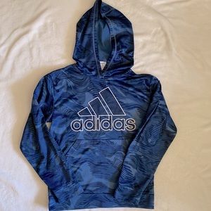 Adidas fleece hoodie, size L 14/16